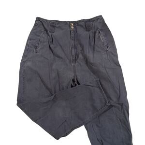 gloria‎ Vanderbilt Signature Label blue pleated trouser Pants size 14